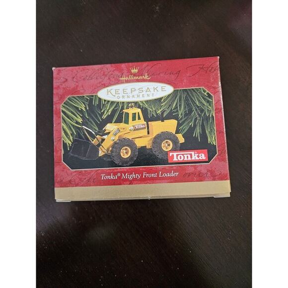 Hallmark Ornament TONKA Mighty Front Loader Die Cast Metal 1997 Construction - Picture 1 of 2